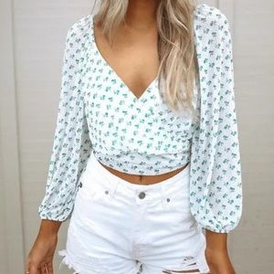 FREE PEOPLE sweetie pie crop top